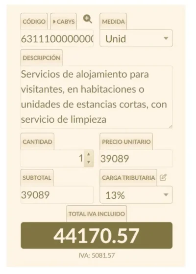 Facturación de impuestos en Airbnb